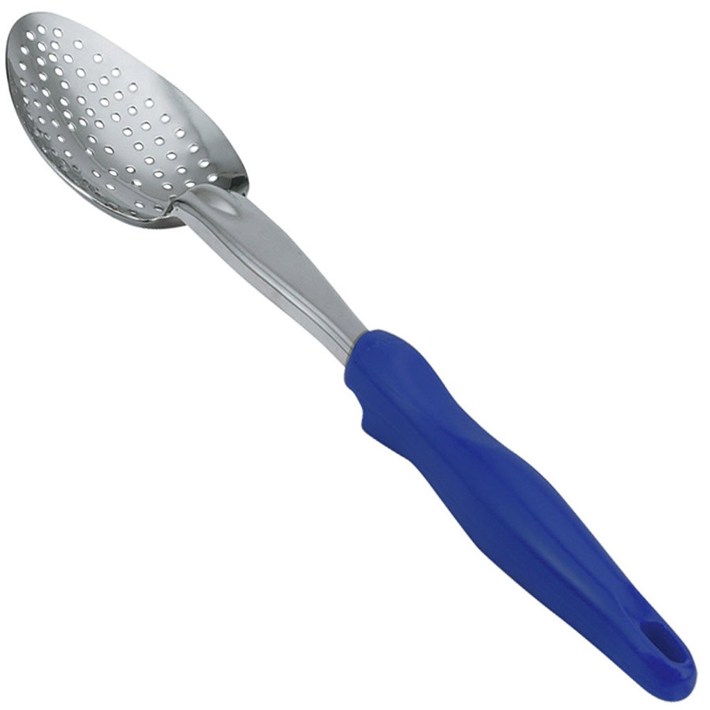 Vollrath 6414230 Heavy-Duty ss spoon Perforated blue 35,1cm