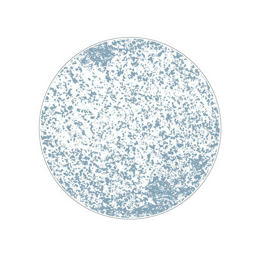 Figgjo Verde Stein Negative modrý talíř ø21cm