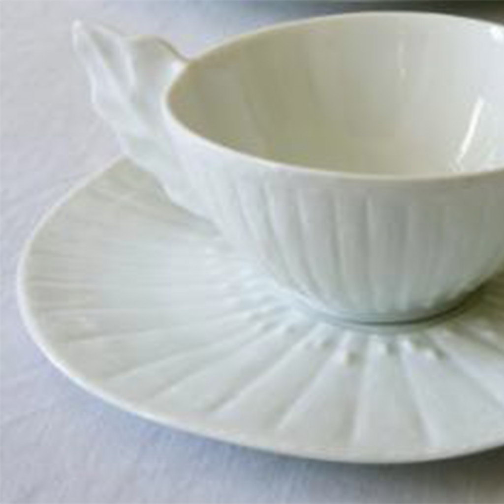 Jacques Pergay Fruits and Vegetables cup and saucer endive 350ml
