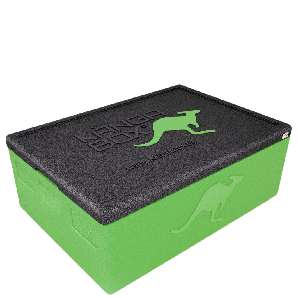 Kängabox termobox Expert 60x40 53l limetová zelená