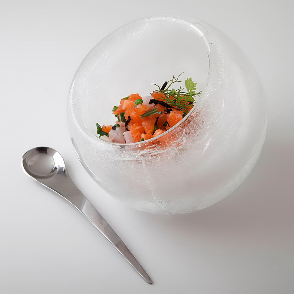 100% Chef Ice Bowl skleněná miska na led ø12cm
