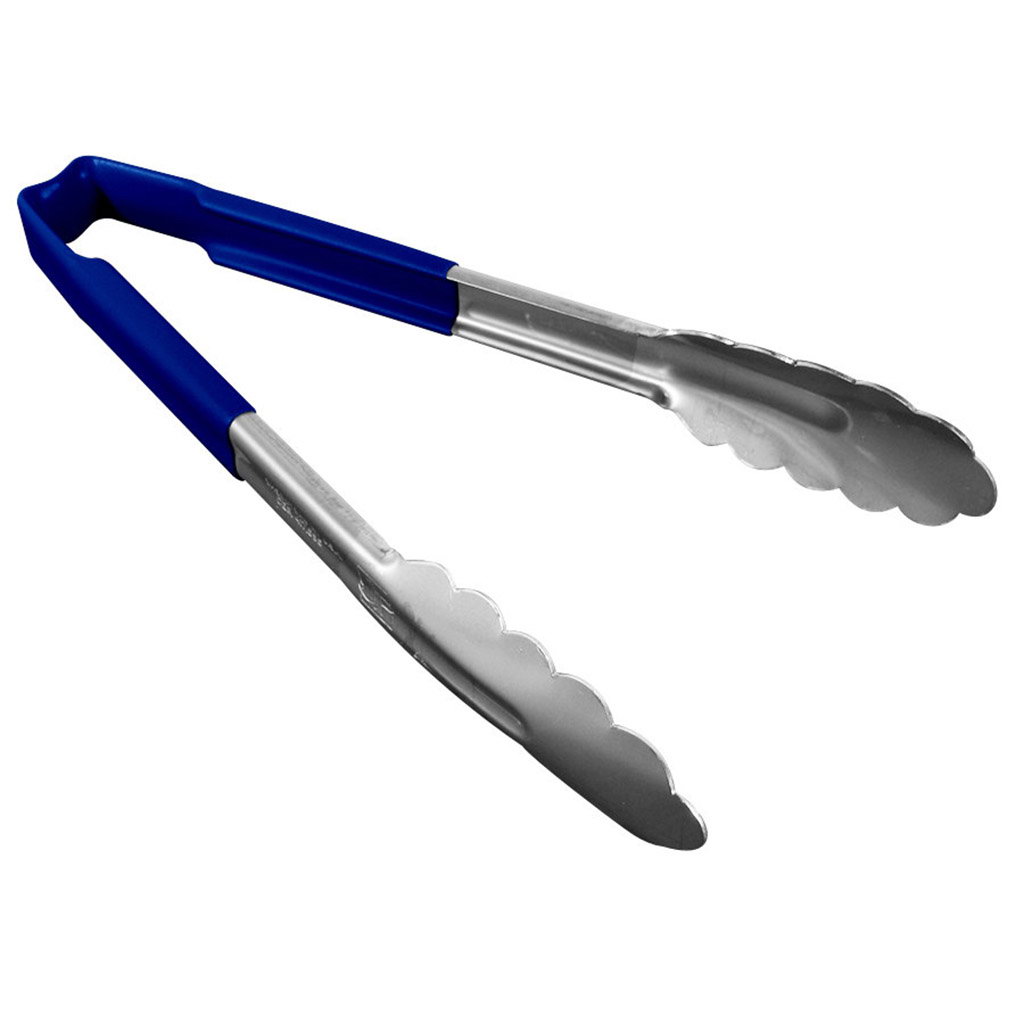 Vollrath 4780930 Kool-Touch® Tongs Scalloped Blue 24,1cm