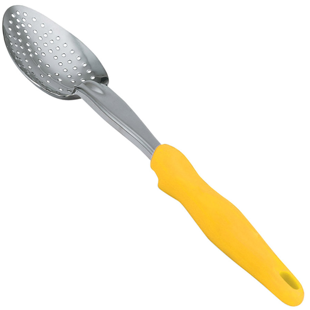 Vollrath 6414250 Heavy-Duty ss spoon Perforated yellow 35,1cm