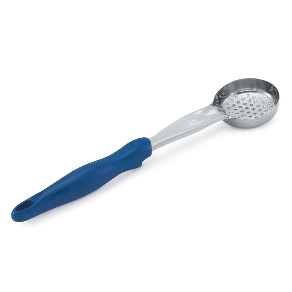 Vollrath 6432230 Round Bowl Spoodle Perforated Blue 32,1x6,5cm 59ml