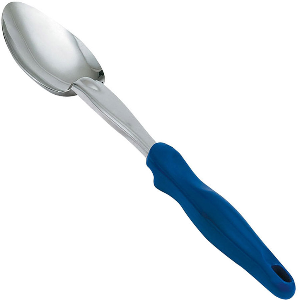 Vollrath 6414030 Heavy-Duty ss spoon Solid blue 35,1cm
