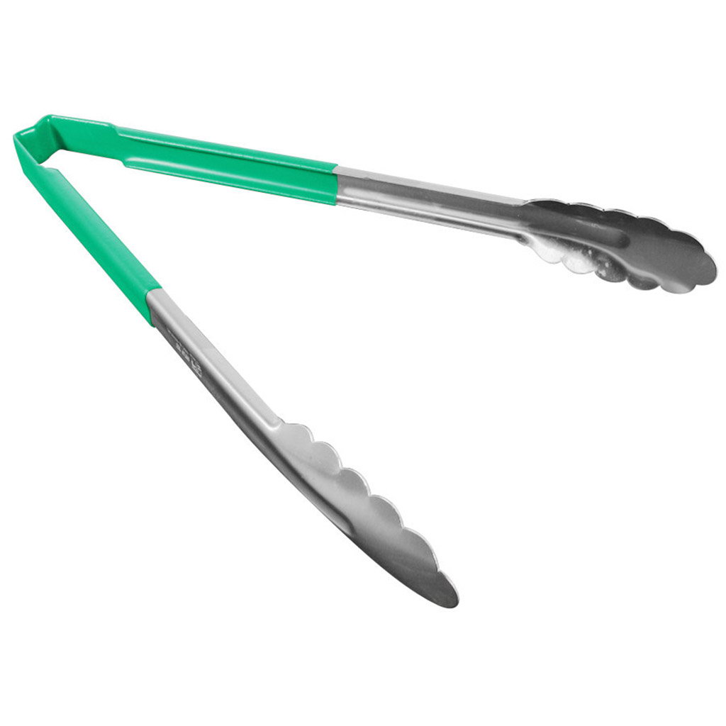 Vollrath 4781270 Kool-Touch® Tongs Scalloped Green 30,5cm