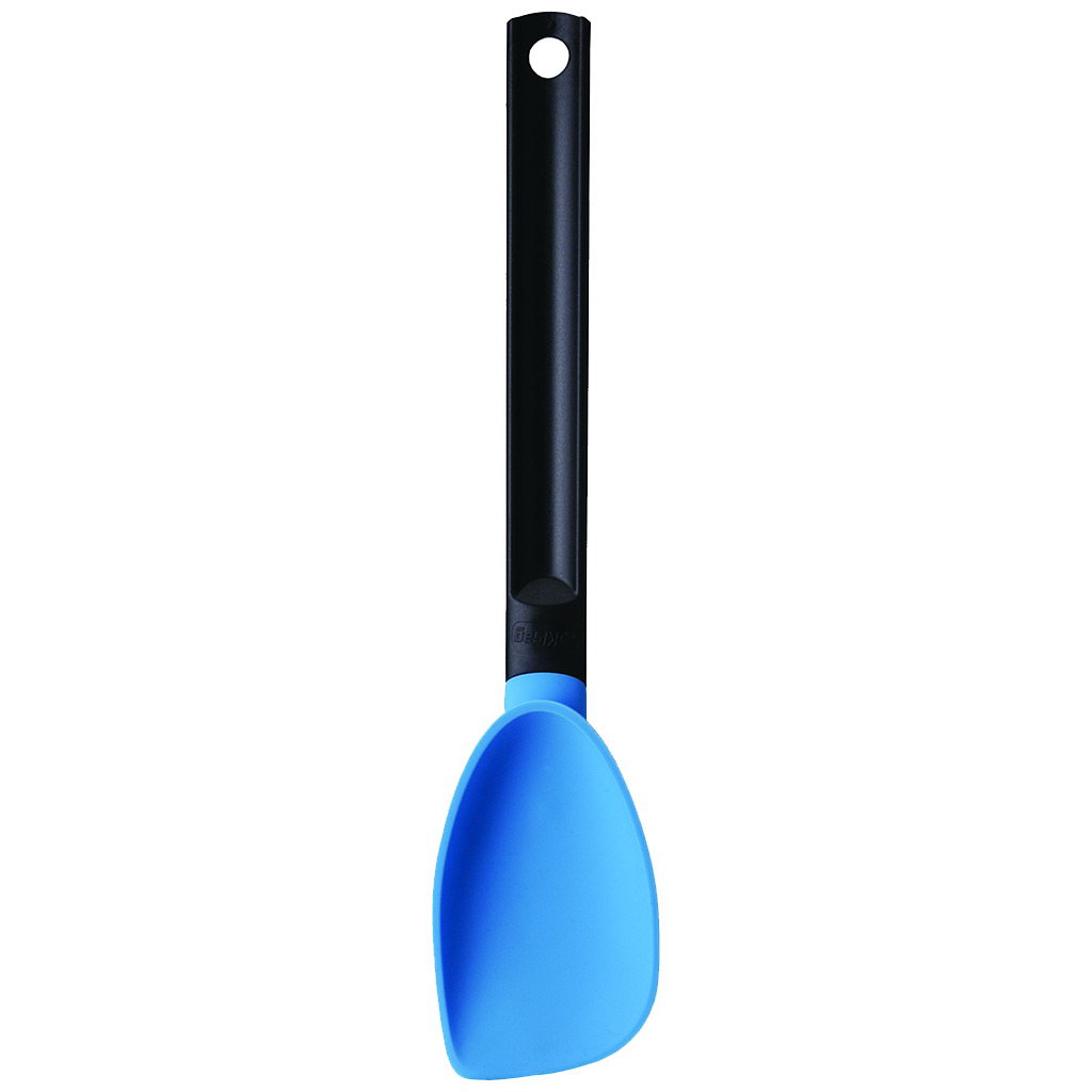 Kisag silikonová lžíce-špachtle modrá 30cm